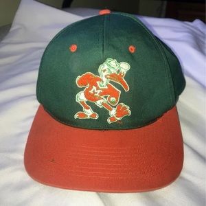 80s miami hurricanes snapback hat